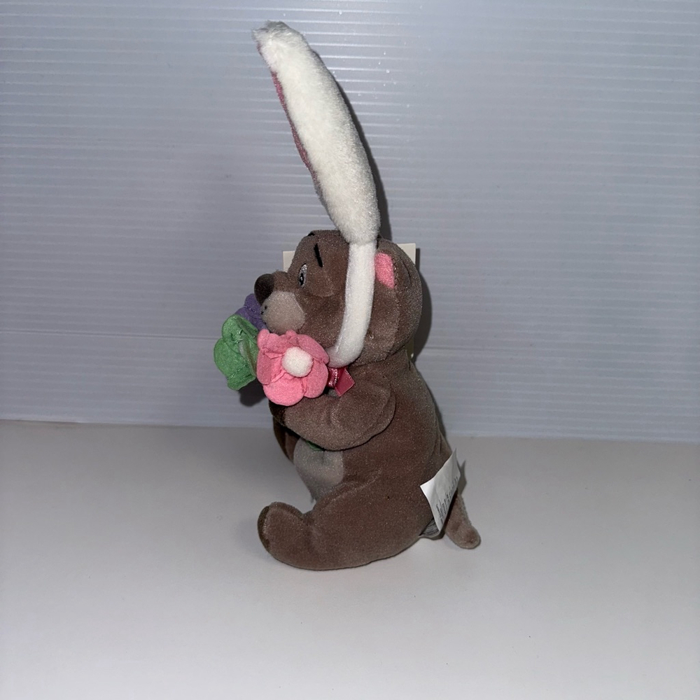 The Disney Store Easter Bunny Gopher Rabbit Mini Bean Bag Stuffed Animal NWT - Picture 6 of 14